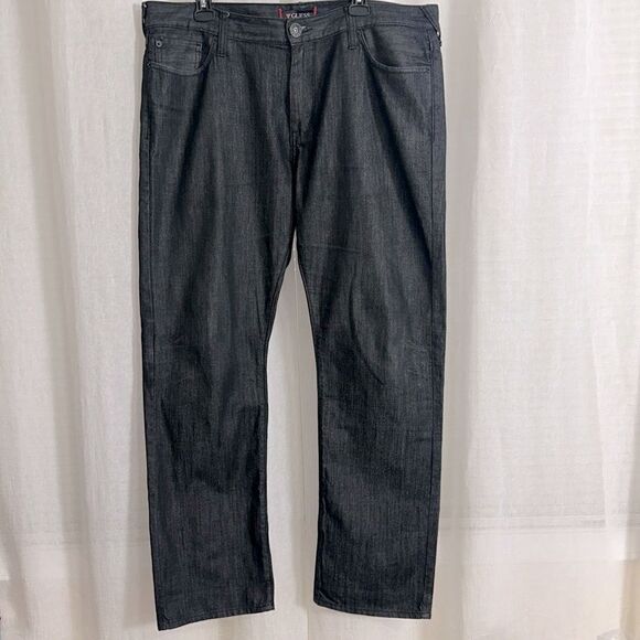 GUESS 38 x 32 Men’s Del Mar Slim Straight Fit Black Jeans - Picture 2 of 16